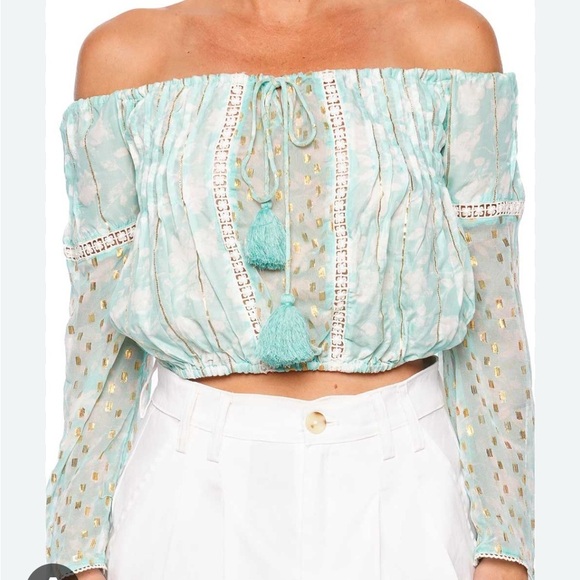 Orange Bohemian Blouse - Picture 2 of 10